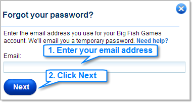 big fish games my account