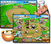 Farm Frenzy Pizza Party - gegen die zeit Spiel