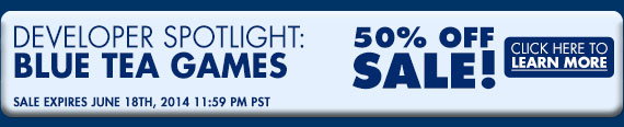 Blue Tea Games sale!
