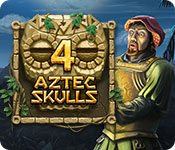  4 Aztec Skulls