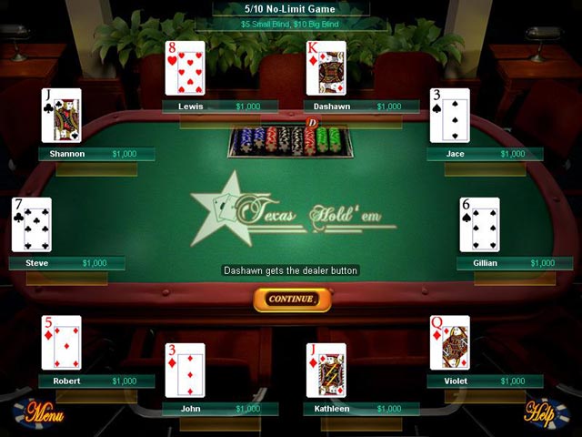 Big Fish Games Texas HoldEm Screen Shot 2