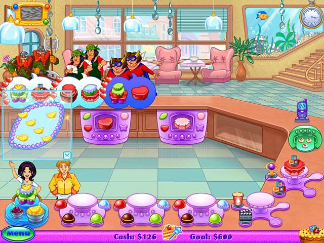 無料オンラインゲーム ケーキマニア5 ライト カメラ アクション Cake Mania 5 Lights Camera Action ゲームダウンロード オンラインゲーム 英語でゲーム 無料ゲーム みんなのゲーム部屋