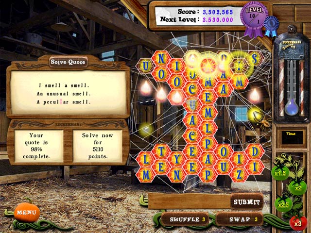 Charlotte's Web - Word Rescue Screenshot http://games.bigfishgames.com/en_charlotteswebwordr/screen2.jpg