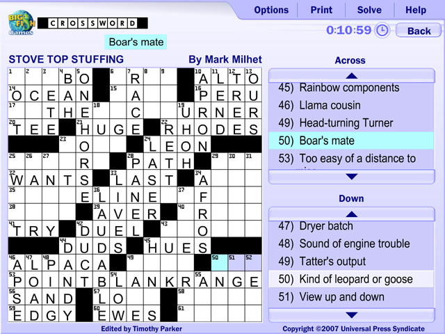 Daily Crossword