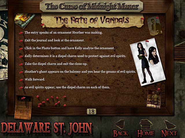 Play  Delaware St. John: The Curse of Midnight Manor Strategy Guide