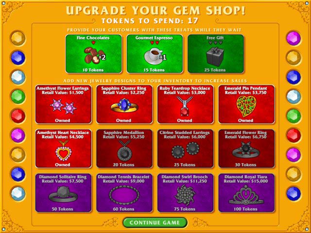 Gem Shop Screen Shot 2