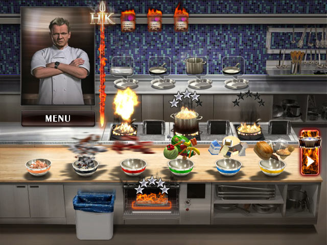 YOU DONKEY!quot; Top Chef Gordon Ramsay in Hell39;s Kitchen, the Video Game