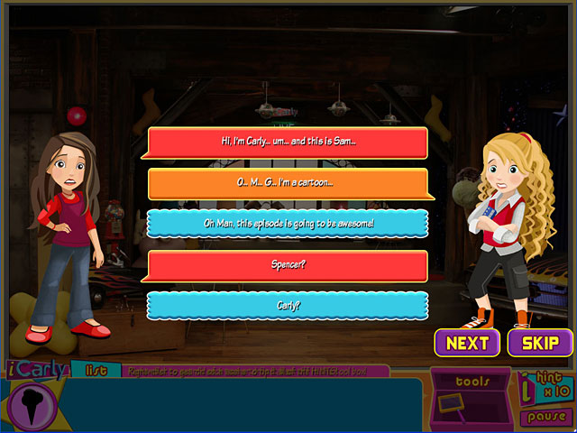 iCarly: iDream in Toons Screenshot http://games.bigfishgames.com/en_icarly-idream-in-toons/screen1.jpg