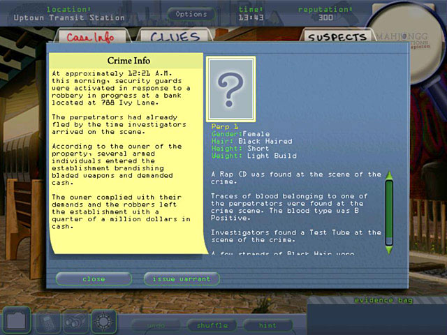 Mahjongg Investigation - Under Suspicion Screenshot http://games.bigfishgames.com/en_mahjongg-investigation-under-suspicion/screen2.jpg