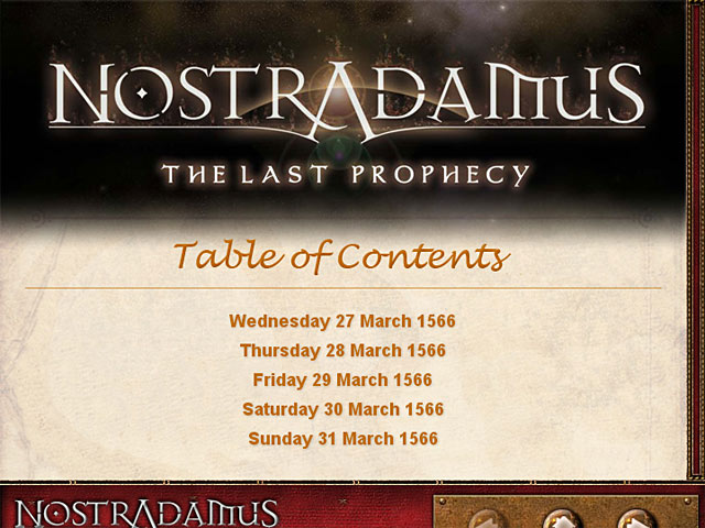 Play  Nostradamus: The Last Prophecy Strategy Guide