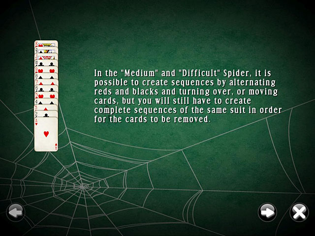 SpiderMania Solitaire Screenshot http://games.bigfishgames.com/en_spidermania-solitaire/screen1.jpg