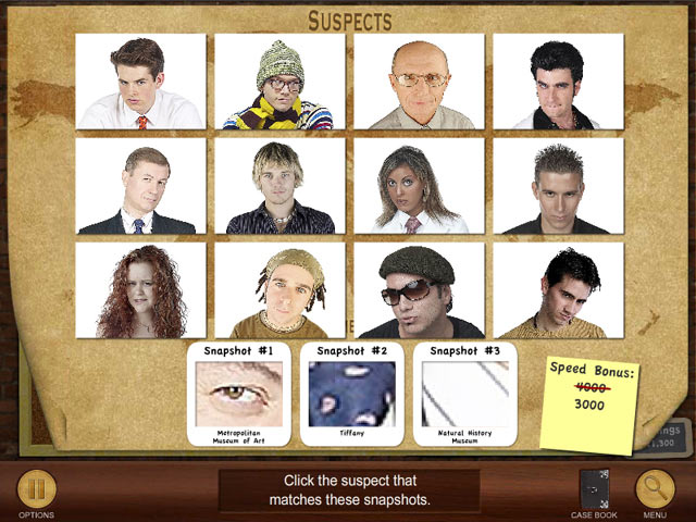 Suspects and Clues Screen Shot