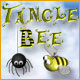 Untangle the bees from the spider web!