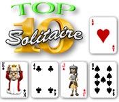 Top Ten Solitaire Feature Game