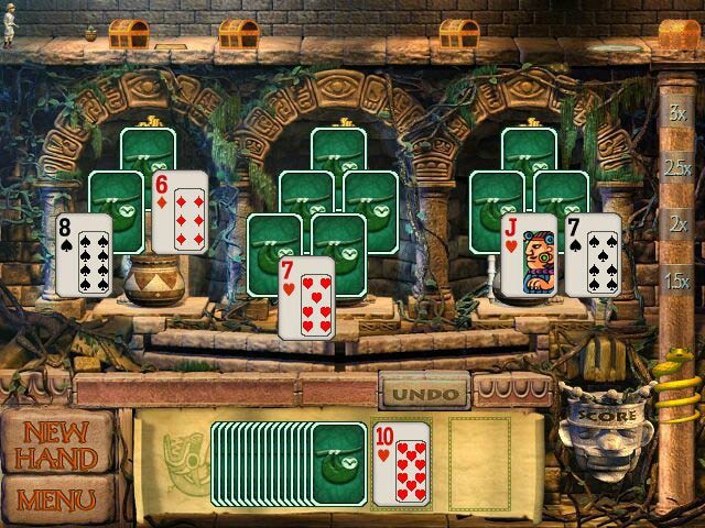 tri peaks solitaire card game free