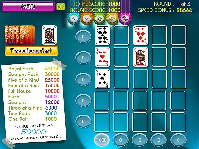 Vegas Poker Solitaire