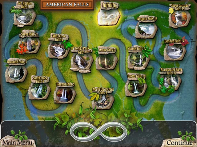 Waterscape Solitaire: American Falls Screen Shot 2