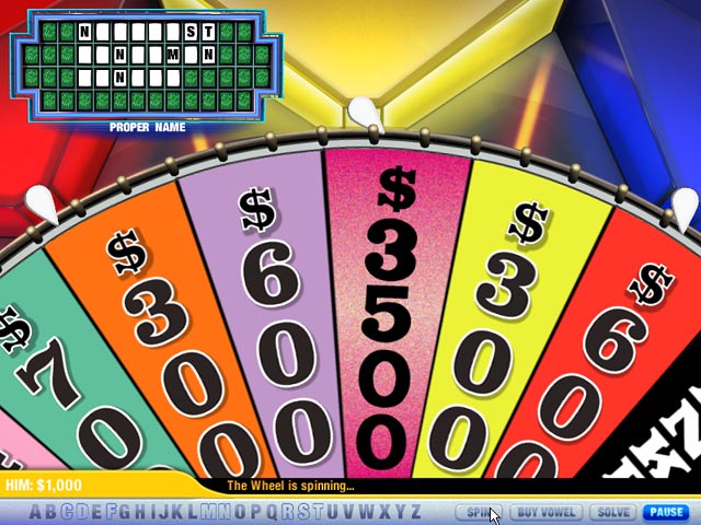 play electronic wheel of fortune game online