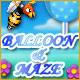 escapar, globo, hombre, �ayuda, balloon&, del globo, hombre del, maze �ayuda