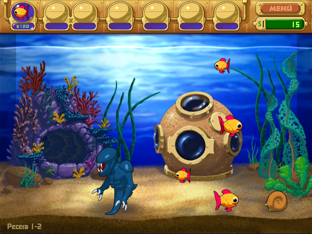 Insaniquarium! Deluxe Capturas de pantalla