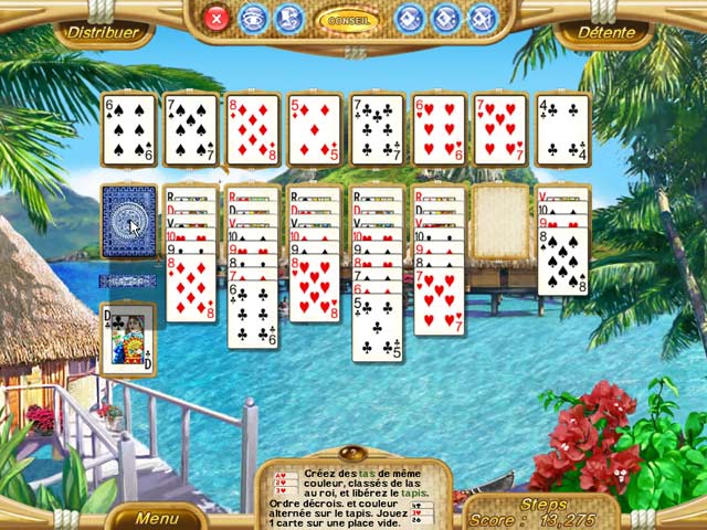 Dream Vacation Solitaire - Jeu de cartes en ligne