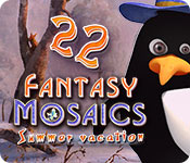 Fantasy Mosaics 22: Summer Vacation for Mac Game