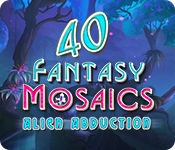 Fantasy Mosaics 40: Alien Abduction for Mac Game